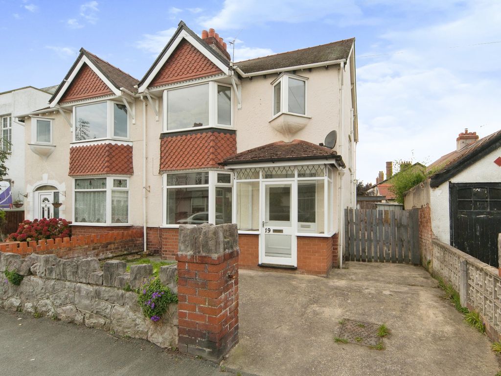 3 bed semi-detached house for sale in Albert Road, Old Colwyn, Colwyn Bay, Conwy LL29, £190,000