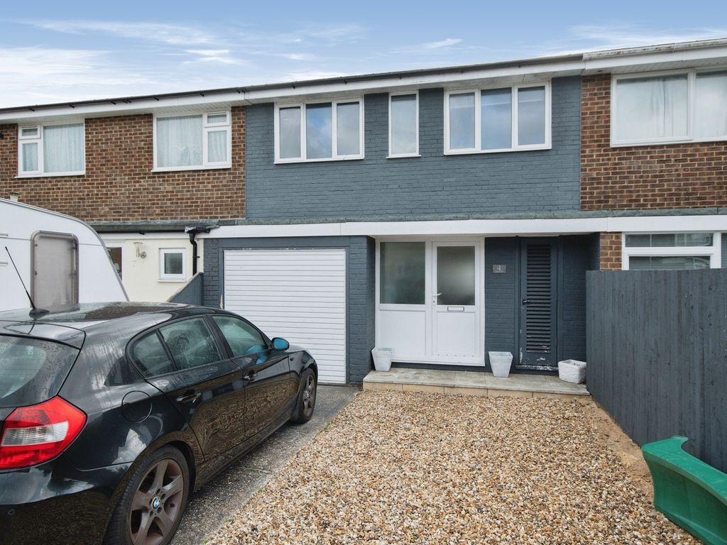3 bed terraced house for sale in Medway Road, Ferndown BH22, £225,000