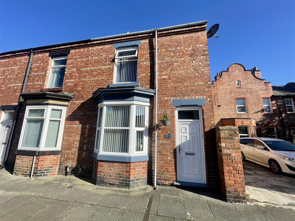 2 bed end terrace house for sale in Marshall Street, Darlington DL3, £95,000
