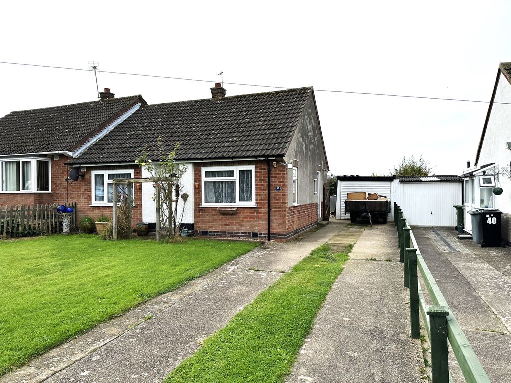 2 bed semi-detached bungalow for sale in Swine Hill, Harlaxton NG32, £225,000