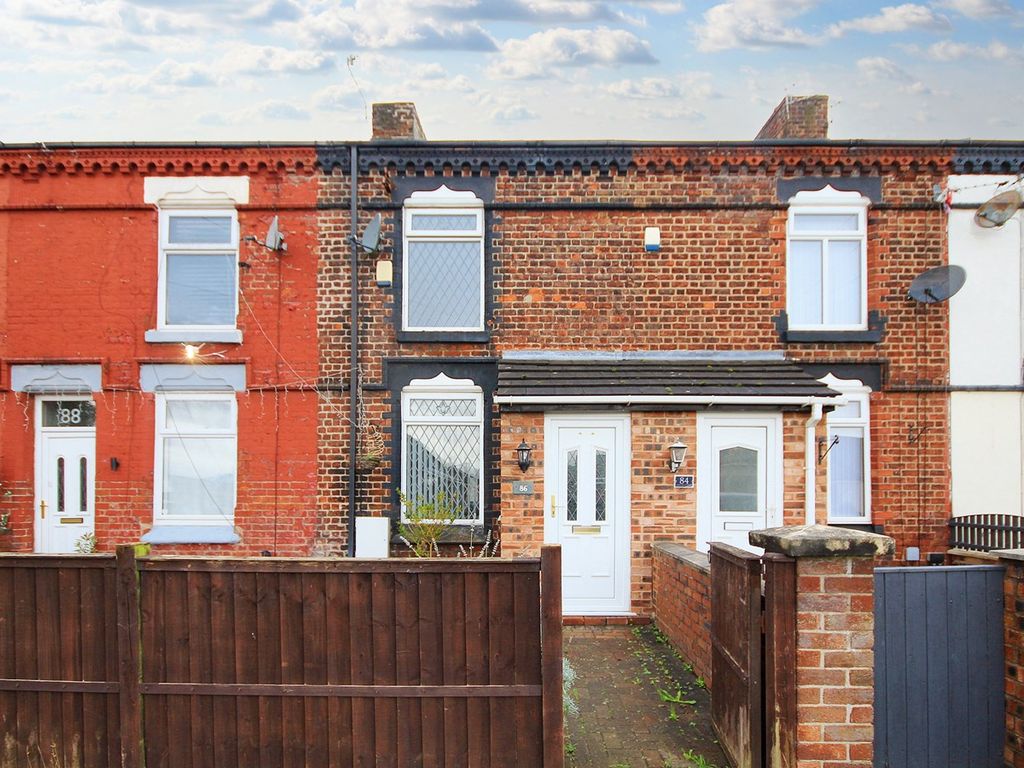 3 bed terraced house for sale in Fairclough Street, Burtonwood, Warrington WA5, £127,000