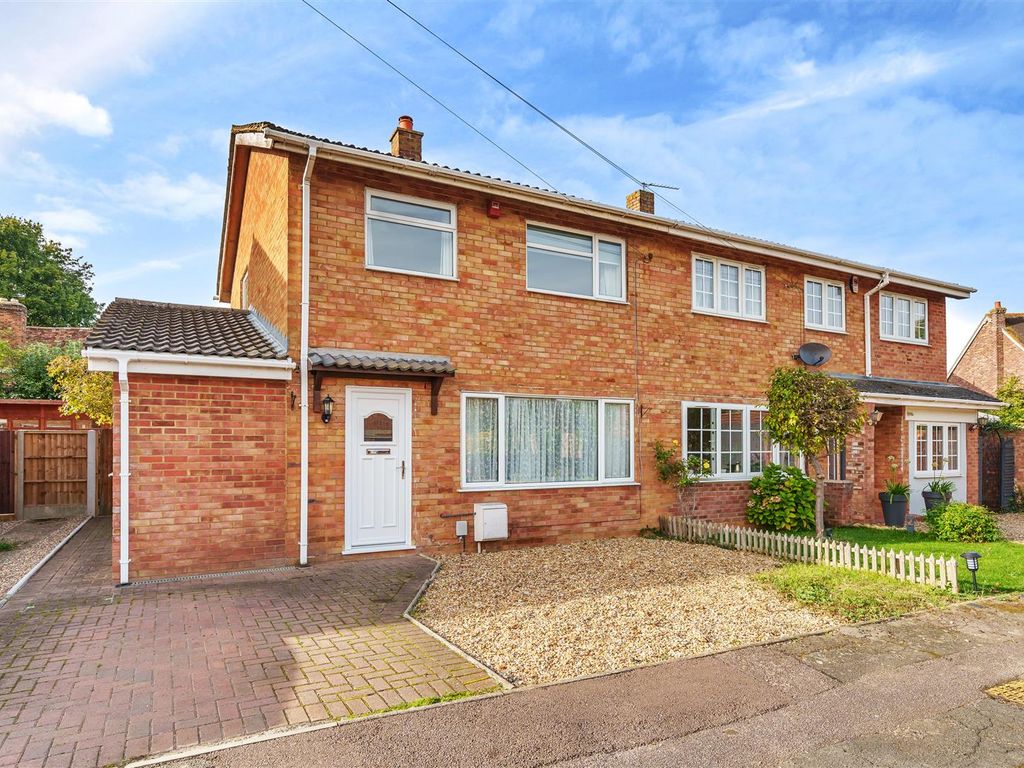 3 bed semi-detached house for sale in Pollards Close, Wilstead, Bedford MK45, £325,000