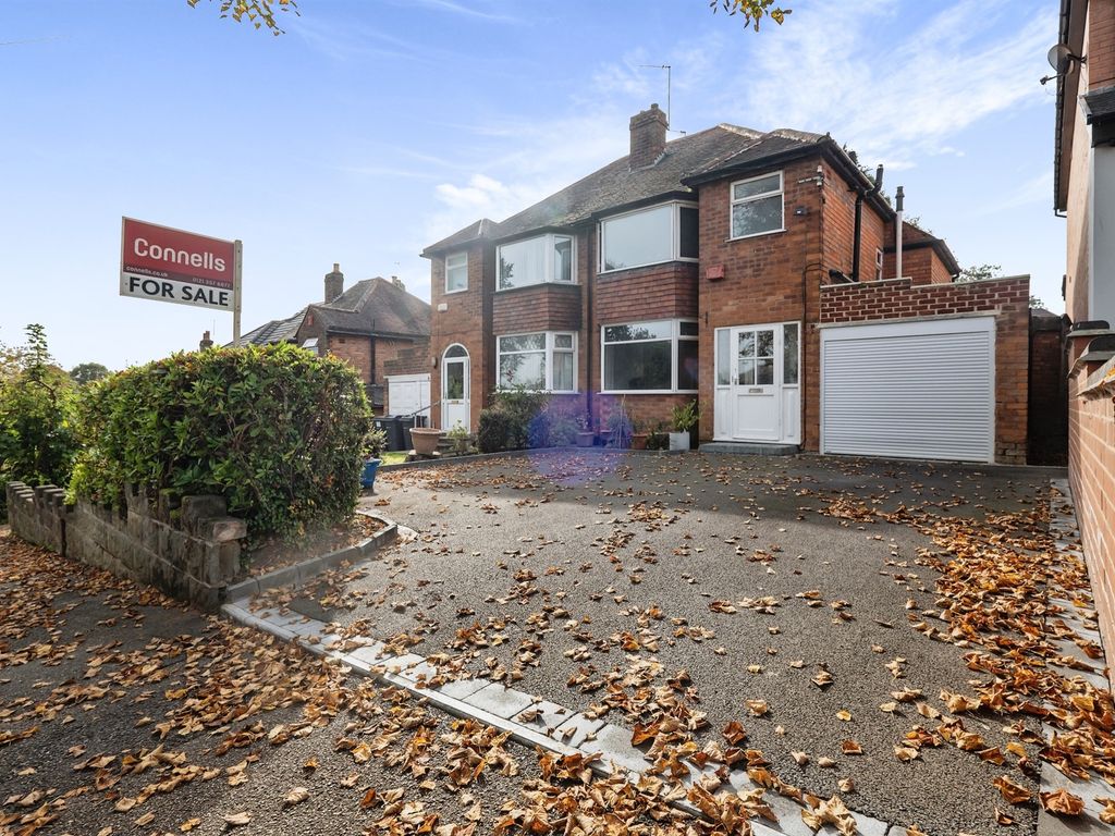 3 bed semi-detached house for sale in Millfield Road, Handsworth Wood, Birmingham B20, £300,000