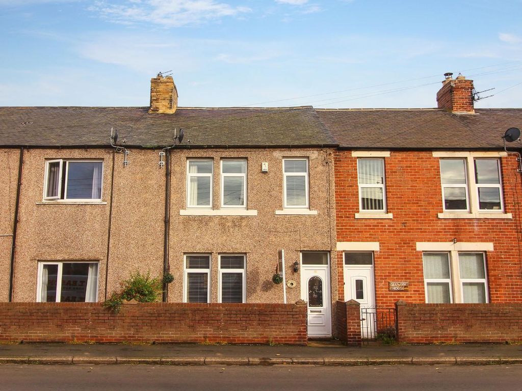 3 bed terraced house for sale in Main Street, Red Row, Morpeth NE61, £120,000