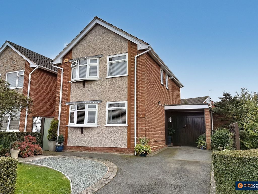 3 bed detached house for sale in Northumberland Avenue, Stockingford, Nuneaton CV10, £260,000