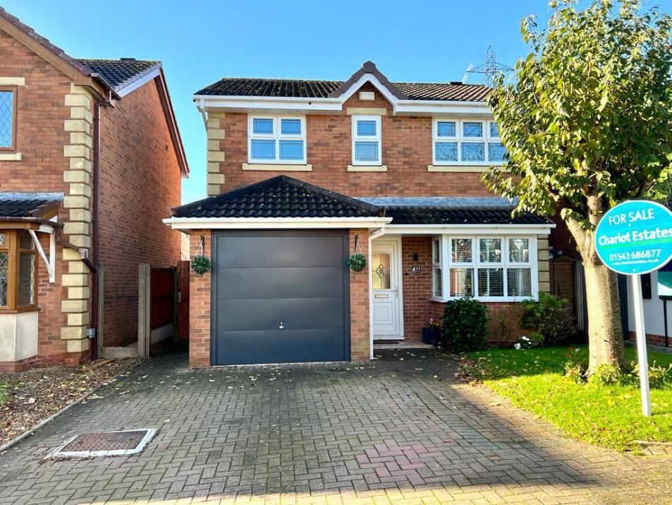 3 bed detached house for sale in Littleton Way, Burntwood WS7, £294,000