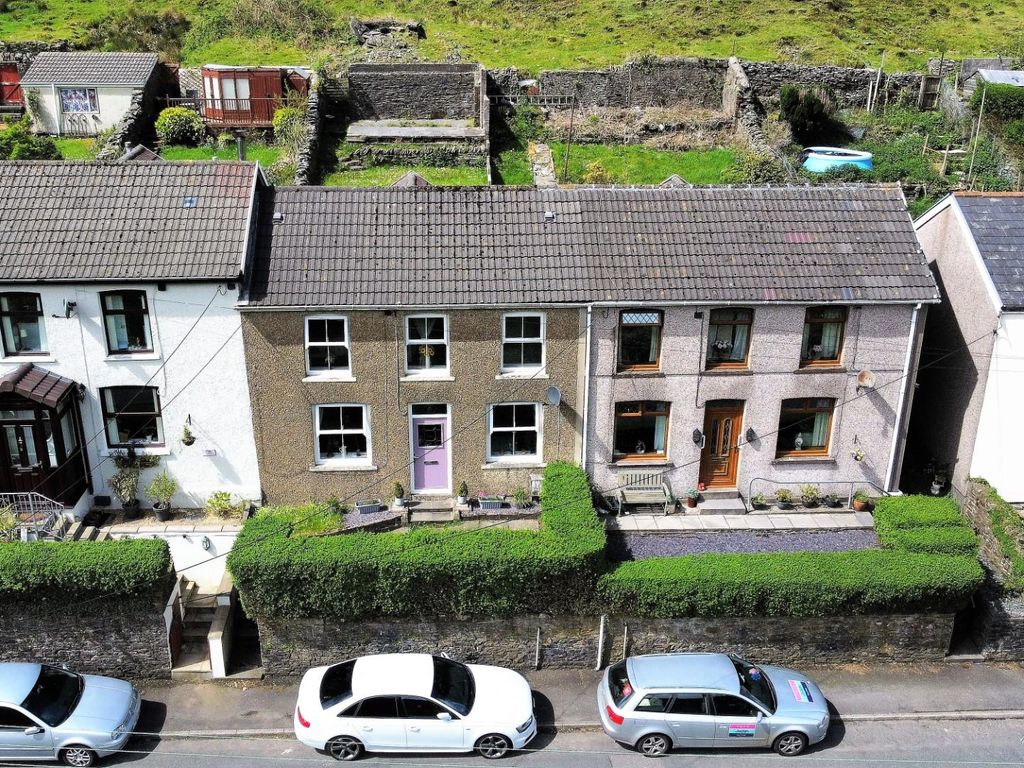 3 bed terraced house for sale in Cemetery Road, Ogmore Vale, Bridgend CF32, £150,000