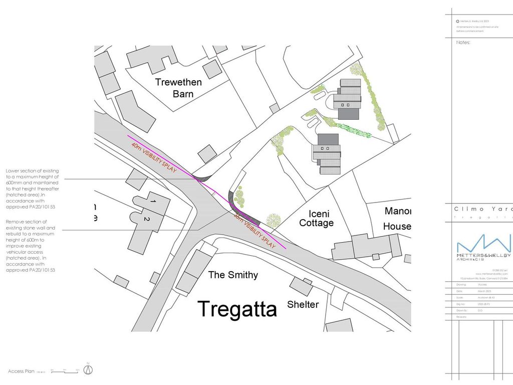 Property for sale in Tregatta, Tintagel PL34, £225,000