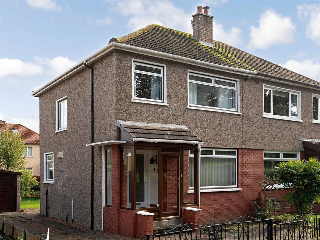 3 bed semi-detached house for sale in Bideford Crescent, Mount Vernon, Glasgow G32, £210,000