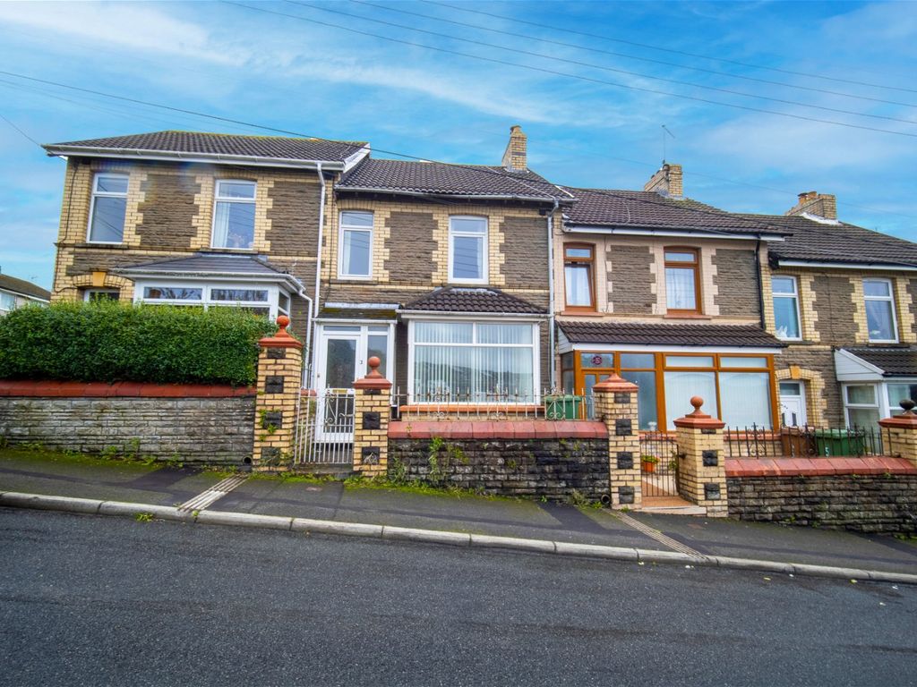 3 bed terraced house for sale in St. Mary Street, Bedwas, Caerphilly CF83, £160,000