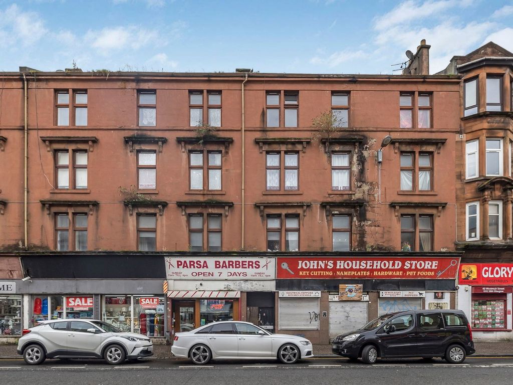 1 bed flat for sale in Westmuir Street, Parkhead, Glasgow G31, £40,000