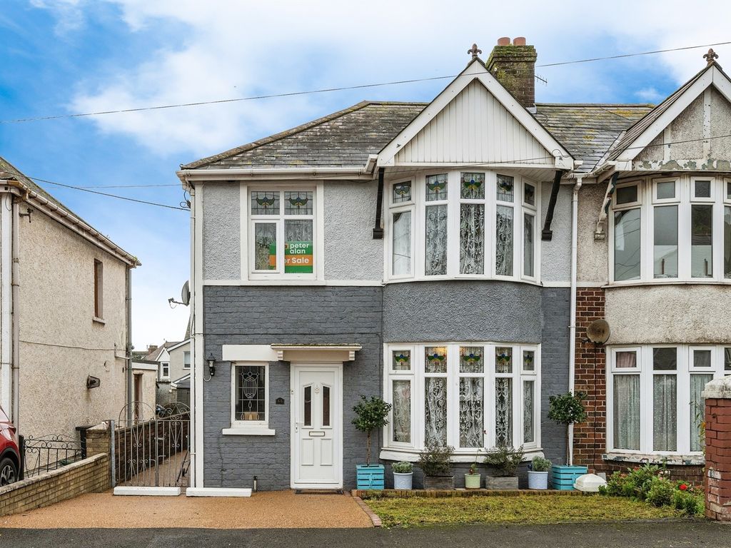 3 bed semi-detached house for sale in Bracken Road, Margam, Port Talbot SA13, £160,000