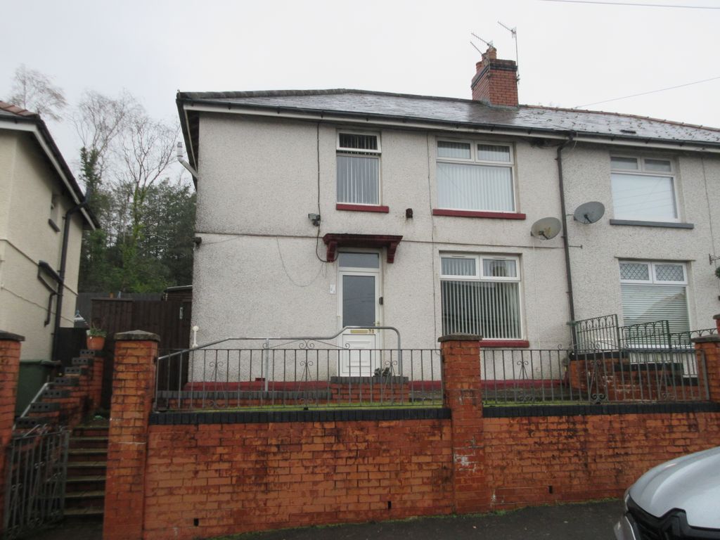 3 bed semi-detached house for sale in Woodfield Terrace, Tir-Y-Berth CF82, £145,000
