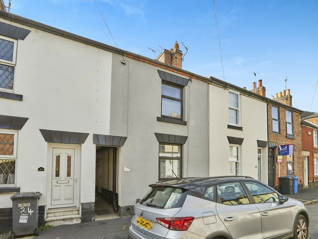 2 bed terraced house for sale in York Street, Derby DE1, £180,000