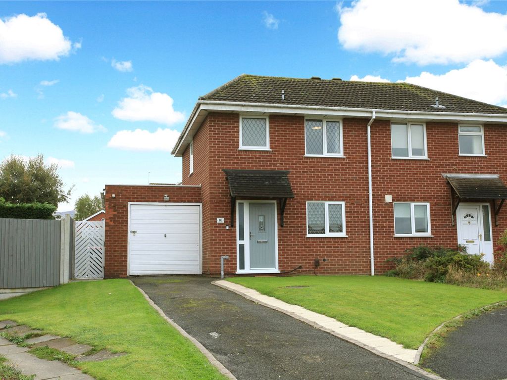 2 bed semi-detached house for sale in Aston Drive, Newport, Shropshire TF10, £225,000