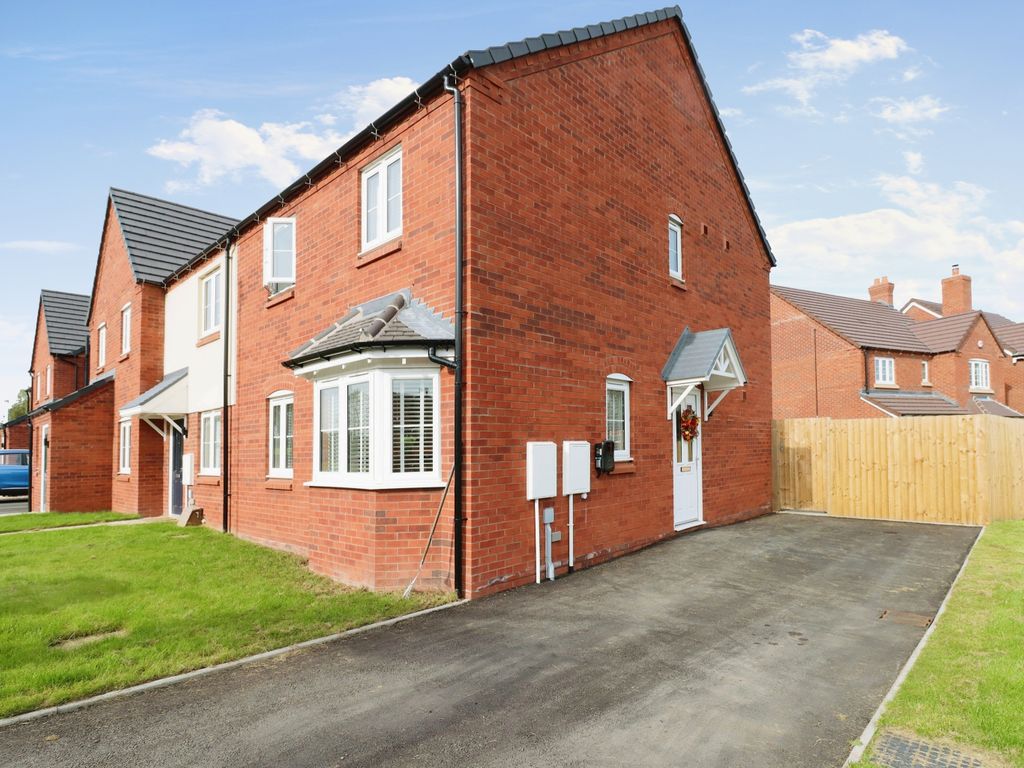 3 bed end terrace house for sale in Old Dairy Lane, Crudgington, Telford, Shropshire TF6, £235,000