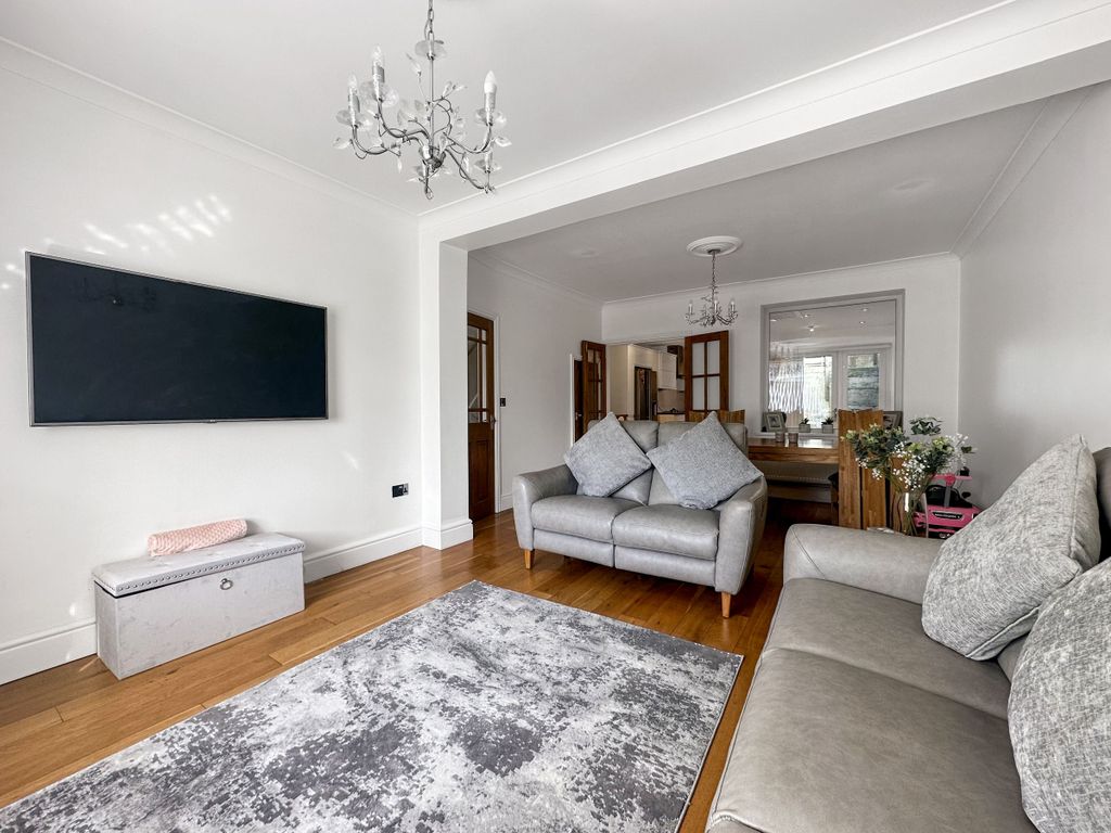 3 bed terraced house for sale in Caiach Terrace, Trelewis, Treharris CF46, £150,000