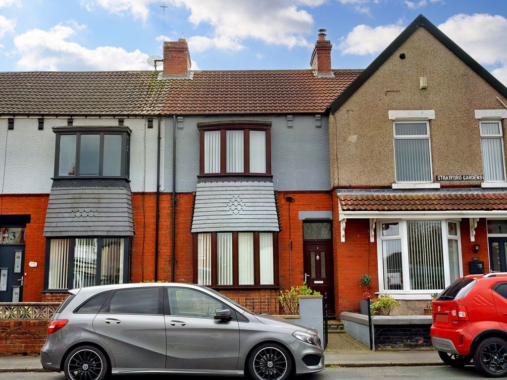 2 bed terraced house for sale in Stratford Gardens, Ferryhill DL17, £85,000