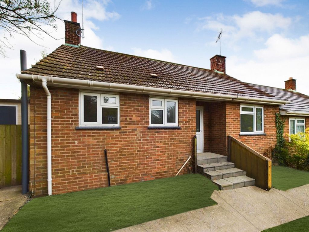 2 bed semi-detached bungalow for sale in Gains Lane, Great Gidding, Cambridgeshire. PE28, £230,000
