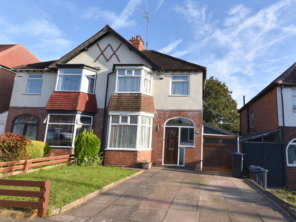 3 bed semi-detached house for sale in Harborne Park Road, Harborne, Birmingham B17, £313,000