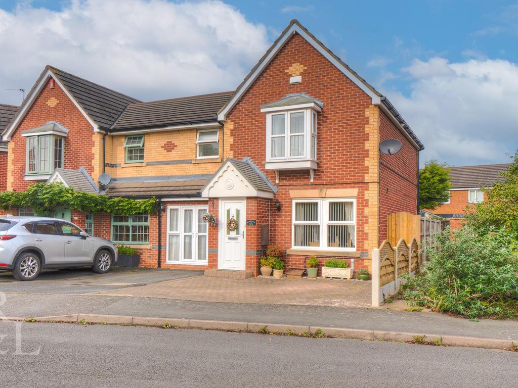 3 bed semi-detached house for sale in Slade Lands Drive, Chellaston, Derby DE73, £260,000