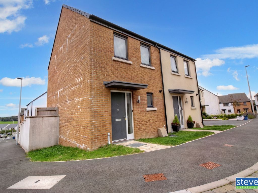 2 bed semi-detached house for sale in Stock Park, Okehampton EX20, £199,950
