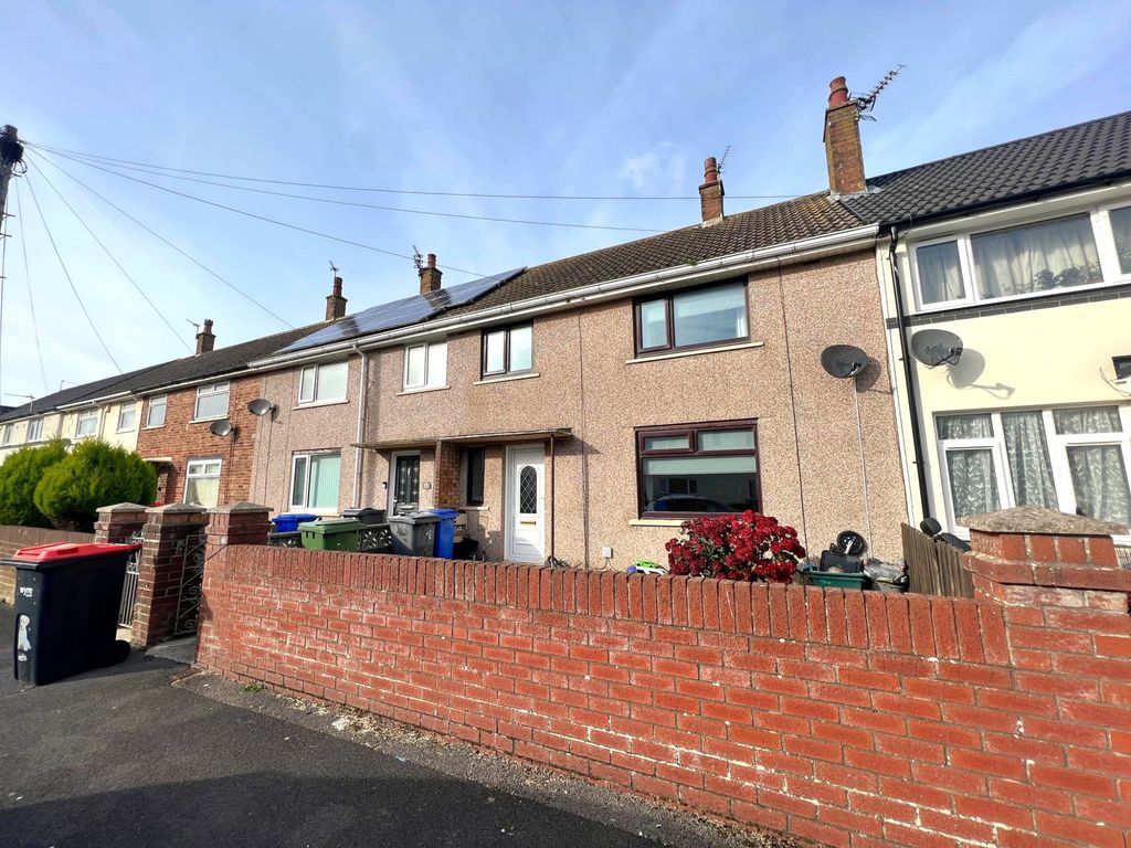 3 bed terraced house for sale in Brock Avenue, Fleetwood FY7, £115,000