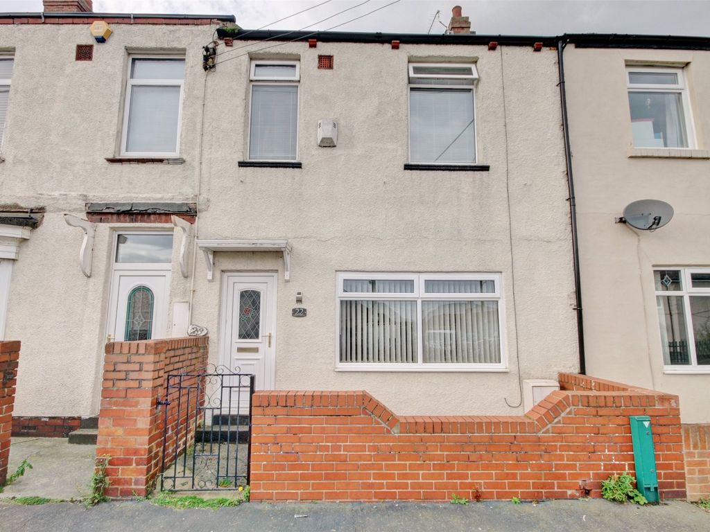 3 bed terraced house for sale in Steetley Terrace, Quarrington Hill, Durham DH6, £73,750
