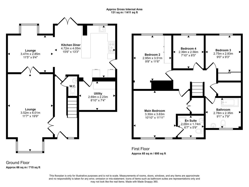 4 bed detached house for sale in Harwood Court, Trimdon Grange, Trimdon Station TS29, £299,950