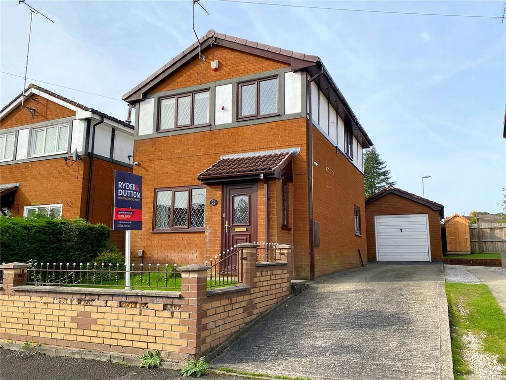3 bed detached house for sale in Wham Bar Drive, Heywood, Greater Manchester OL10, £225,000