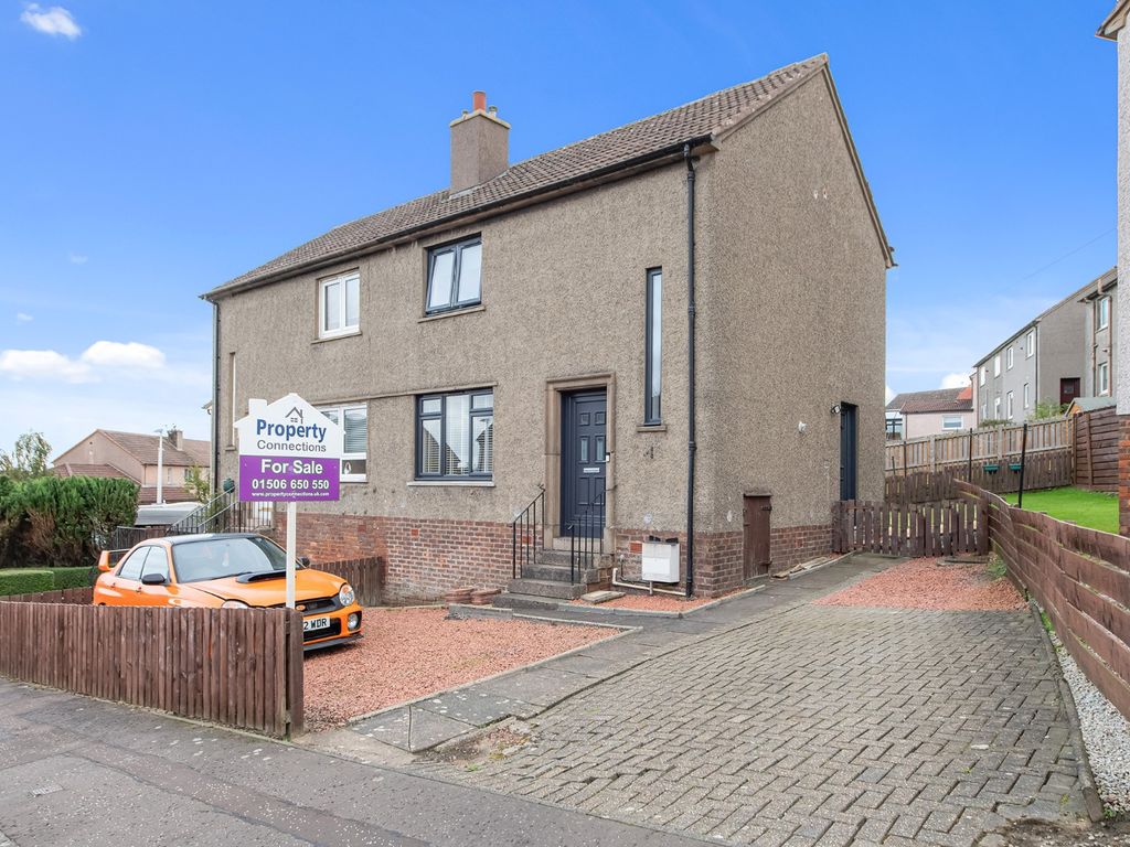 2 bed semi-detached house for sale in Russell Avenue, Armadale, Bathgate EH48, £134,000