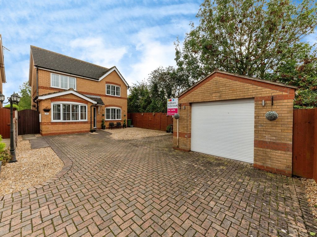 4 bed detached house for sale in Bramble Way, Brigg DN20, £335,000