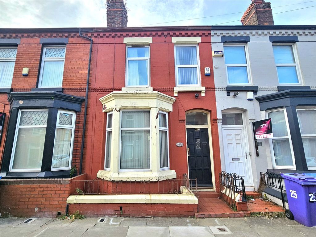 2 bed terraced house for sale in Kelso Road, Liverpool, Merseyside L6, £95,000