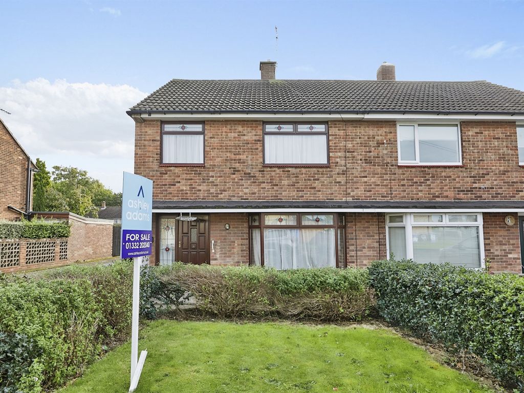 3 bed semi-detached house for sale in Penzance Road, Alvaston, Derby DE24, £170,000