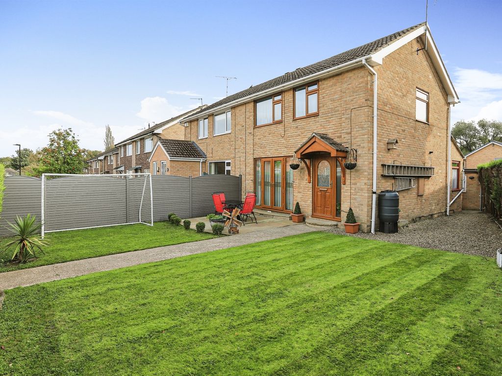 3 bed semi-detached house for sale in Exeter Crescent, Killinghall, Harrogate HG3, £255,000