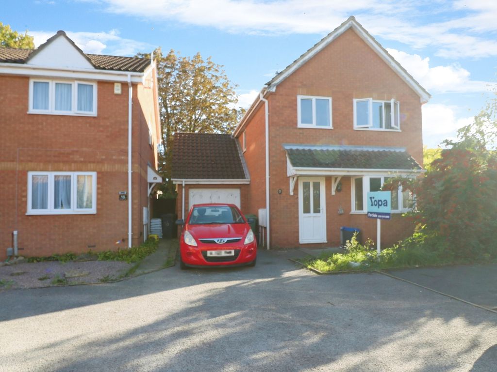 3 bed detached house for sale in Glemsford Rise, Orton Longueville, Peterborough PE2, £230,000