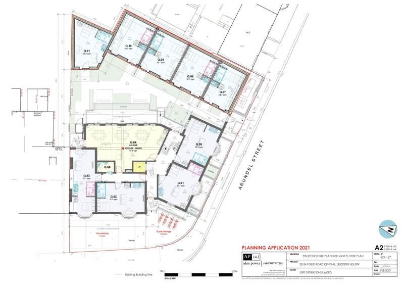 Commercial property for sale in Land At 22-24 Fosse Road Central, Leicester, Leicestershire LE3, £435,000