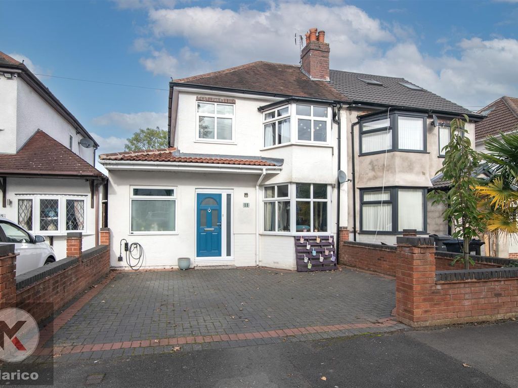 3 bed semi-detached house for sale in Dalbury Road, Hall Green, Birmingham B28, £330,000