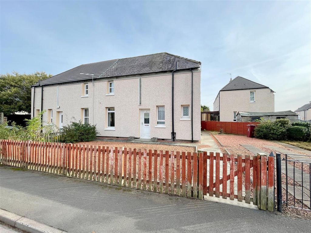 2 bed semi-detached house for sale in Pettinain Road, Carstairs Junction, Lanark ML11, £69,950