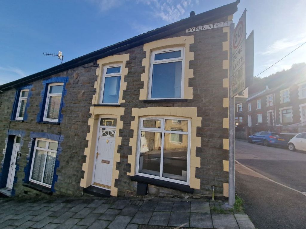 2 bed end terrace house for sale in 5 Ayron Street, Ferndale, Mid Glamorgan CF43, £39,000