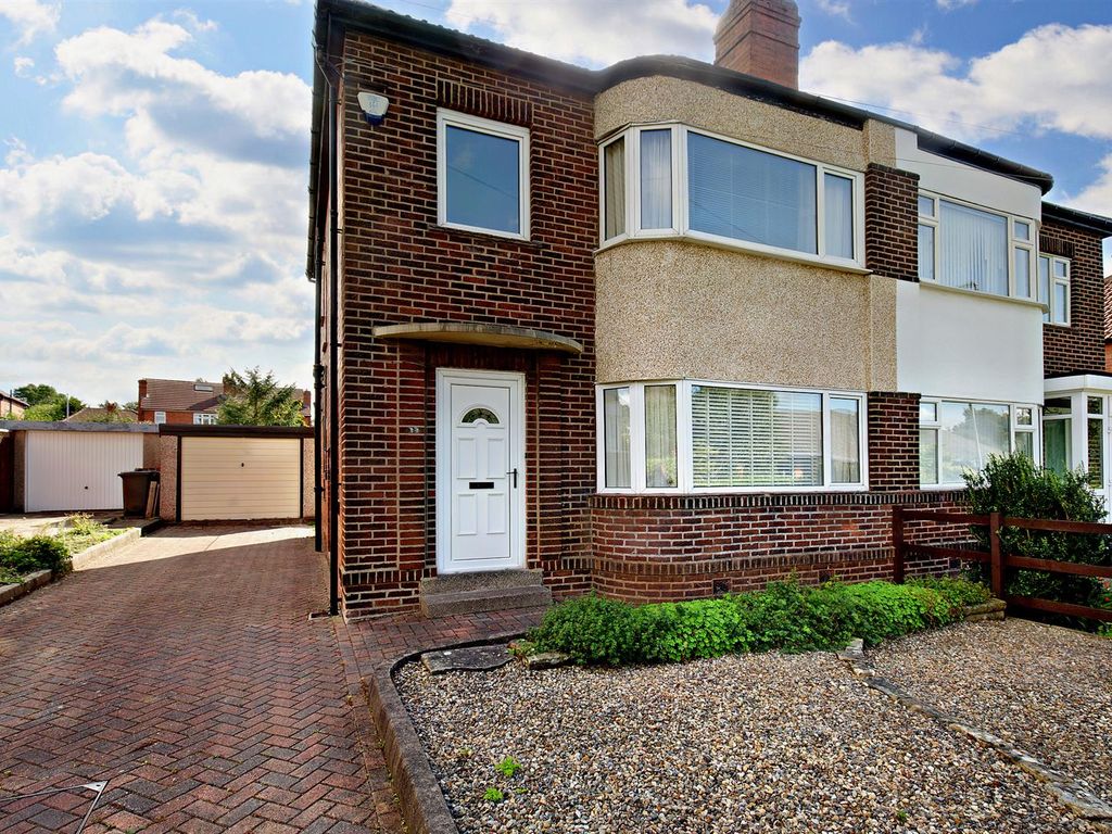 3 bed semi-detached house for sale in Parkstone Avenue, Leeds LS16, £267,500
