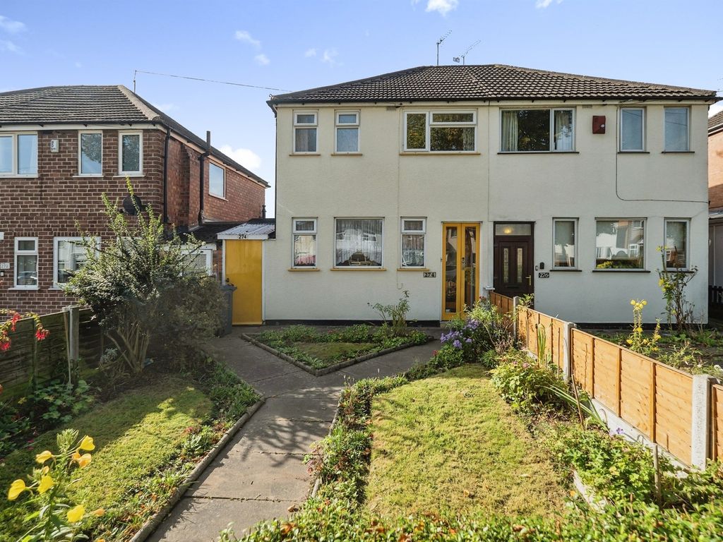 2 bed semi-detached house for sale in Birdbrook Road, Great Barr, Birmingham B44, £140,000