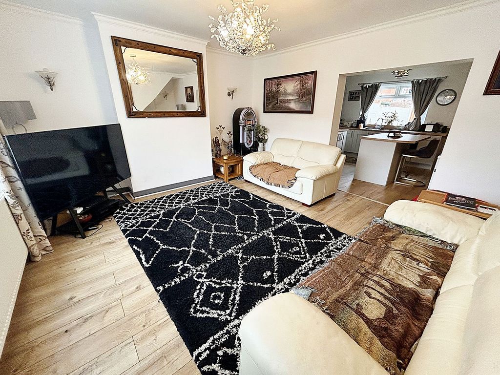3 bed terraced house for sale in Milburn Road, Ashington NE63, £118,000