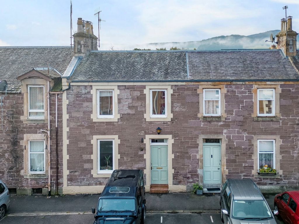 3 bed terraced house for sale in Commissioner Street, Crieff PH7, £195,000