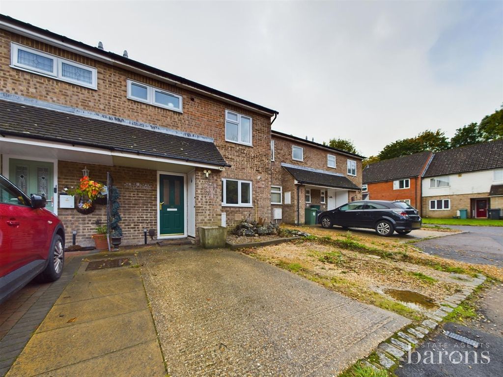 2 bed terraced house for sale in Carmichael Way, Brighton Hill, Basingstoke RG22, £275,000