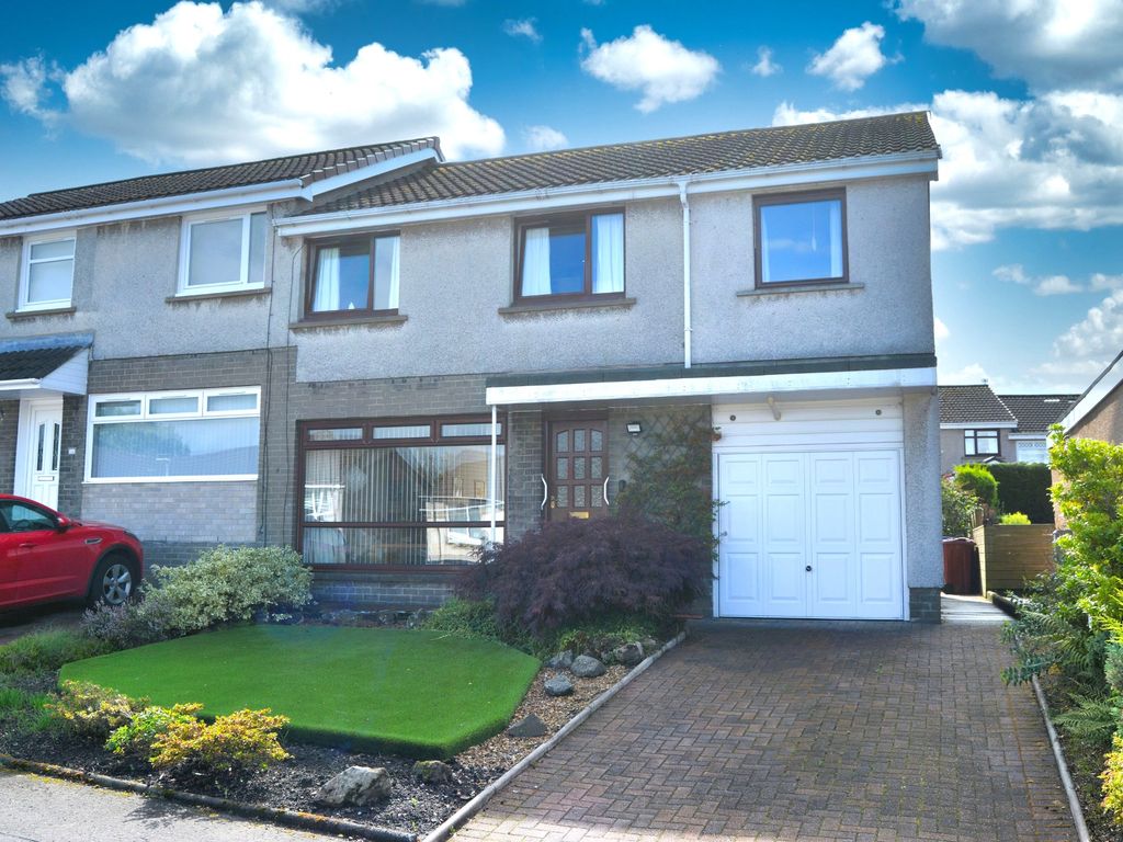 4 bed semi-detached house for sale in Ingleston Avenue, Dunipace, Stirlingshire FK6, £195,000