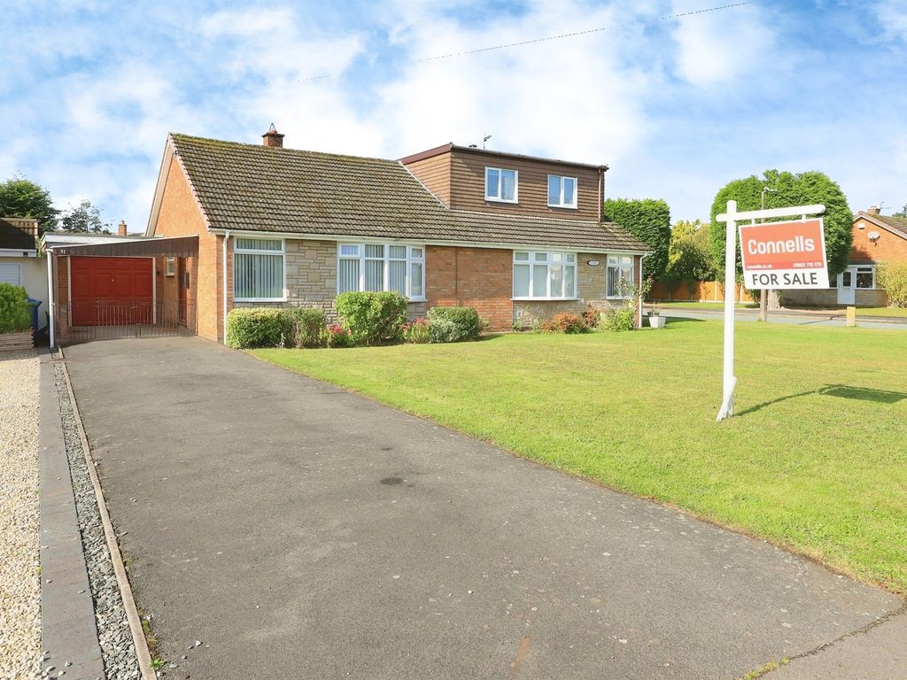 2 bed semi-detached bungalow for sale in School Lane, Coven, Wolverhampton WV9, £250,000