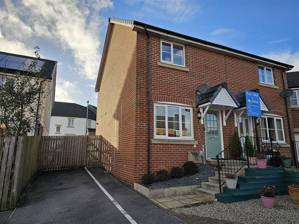 2 bed semi-detached house for sale in Withnoe Way Close, Launceston PL15, £199,950