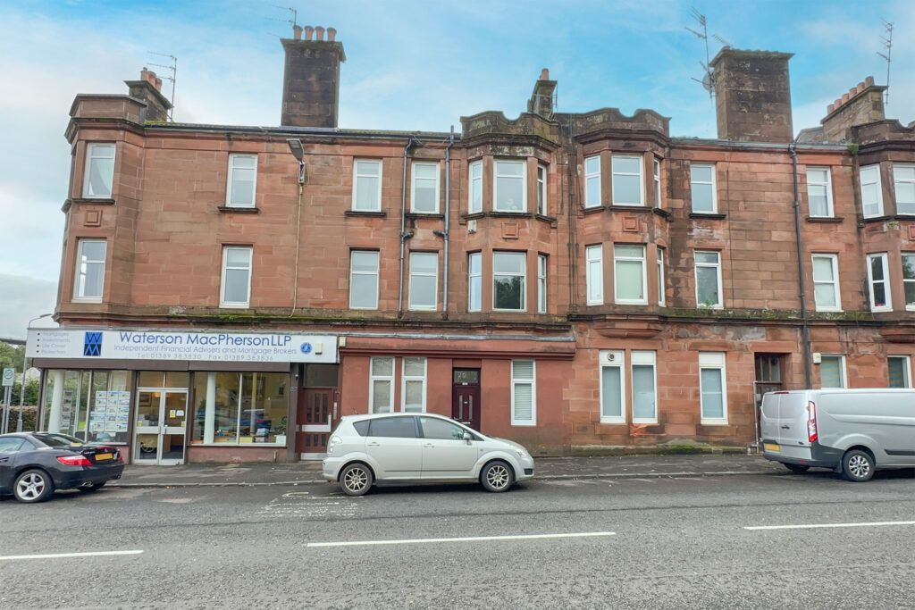 1 bed flat for sale in 1/1, 183 Dumbarton Road, Old Kilpatrick G60, £82,000