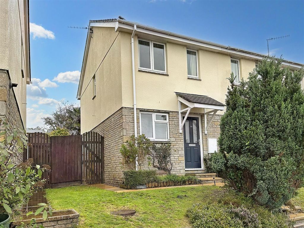 2 bed semi-detached house for sale in Modern Home, Three Parking Spaces, Helston TR13, £250,000